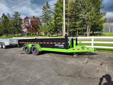 New 2026 BWISE DLP15 82x16 15K Tandem Axle Dump Trailer