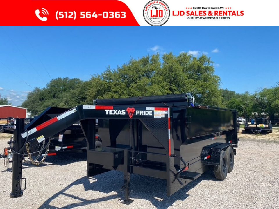 New 2026 Texas Pride - Gooseneck - 16 X 4 - 3/16" Floor - Dump Trailer