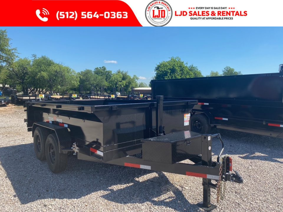 New 2026 Texas Pride Trailers 7' x 12' x 2' Dump Trailer
