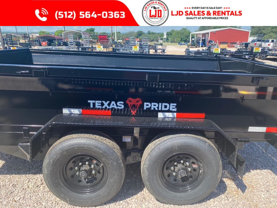 New 2026 Texas Pride Trailers 7' x 12' x 2' Dump Trailer