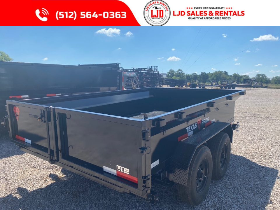 New 2026 Texas Pride Trailers 7' x 12' x 2' Dump Trailer