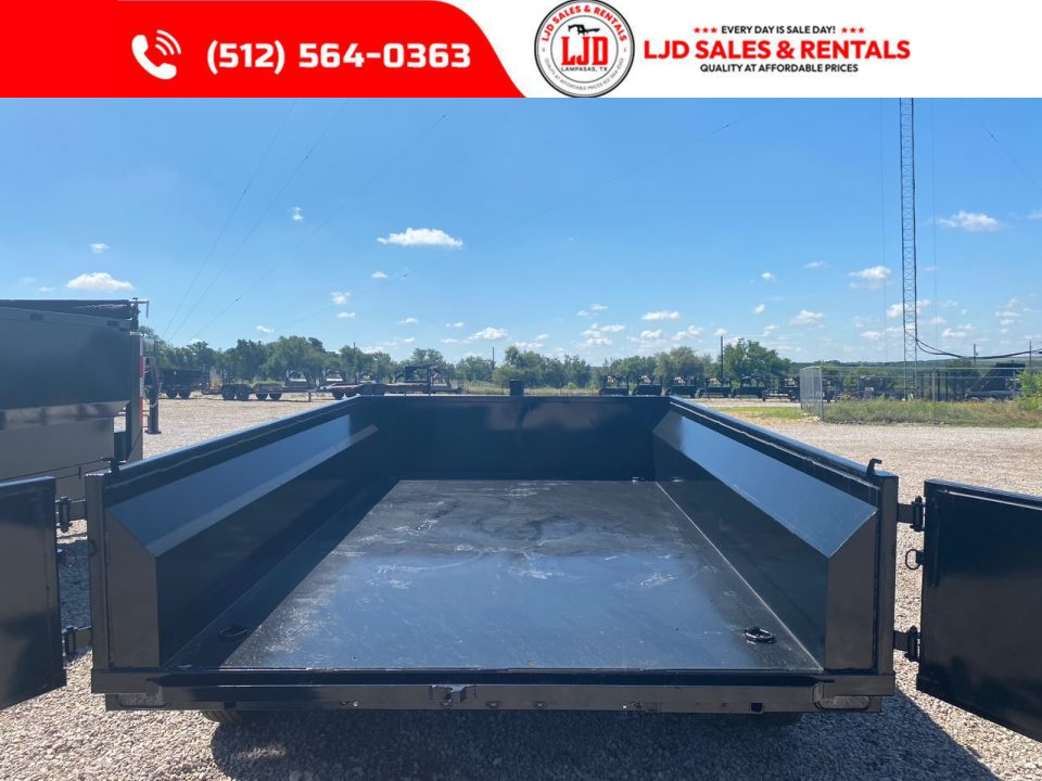 New 2026 Texas Pride Trailers 7' x 12' x 2' Dump Trailer