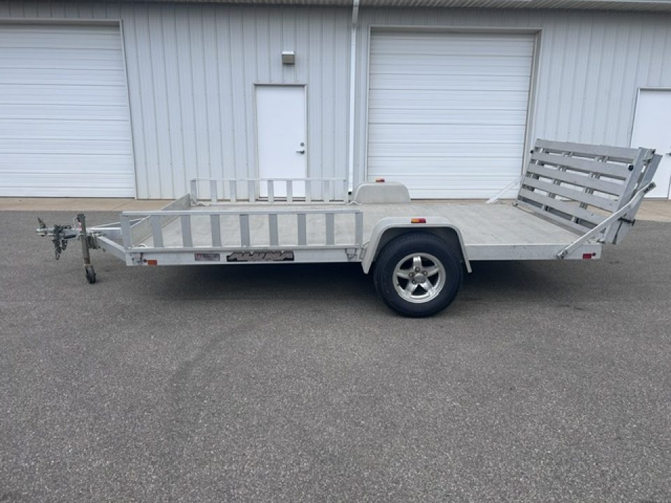Used 2016 Aluma 8112 ATV Trailer 7X12 ALL ALUMINUM