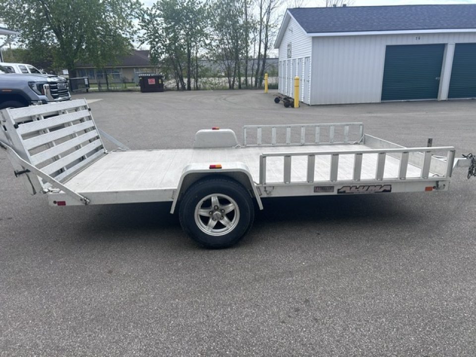 Used 2016 Aluma 8112 ATV Trailer 7X12 ALL ALUMINUM