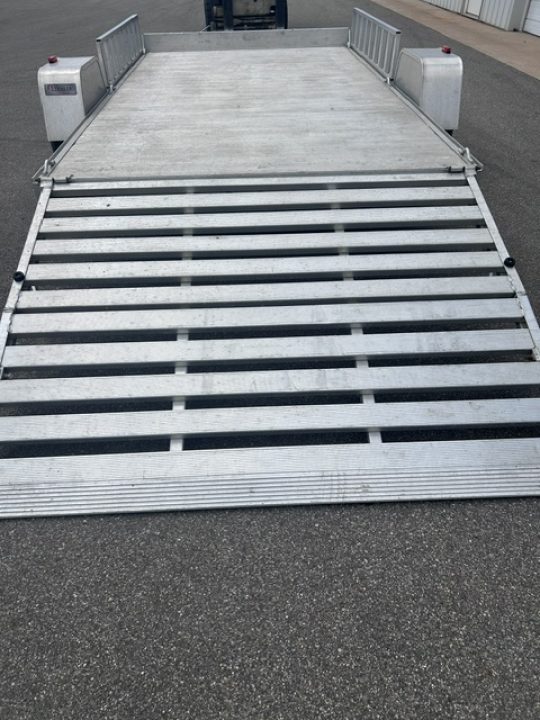 Used 2016 Aluma 8112 ATV Trailer 7X12 ALL ALUMINUM