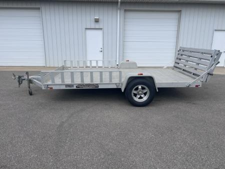 Used 2016 Aluma 8112 ATV Trailer 7X12 ALL ALUMINUM