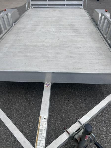 Used 2016 Aluma 8112 ATV Trailer 7X12 ALL ALUMINUM