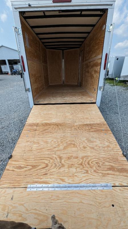 New 2026 Homesteader 7x14 Intrepid V-Nose Cargo Trailer w/ Ramp Door