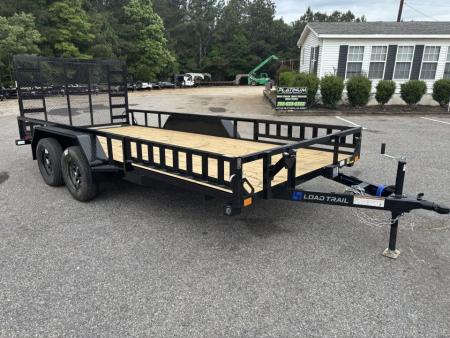 New 2026 Load Trail UT 83X16 4' FOLD GATE SIDE RAIL RAMPS 7000K GVWR Utility Trailer