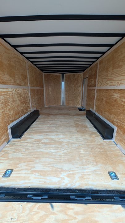 New 2026 Homesteader 8.5x16 Intrepid V-Nose Car Hauler w/ Ramp