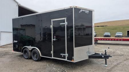 New 2026 Homesteader 8.5x16 Intrepid V-Nose Car Hauler w/ Ramp