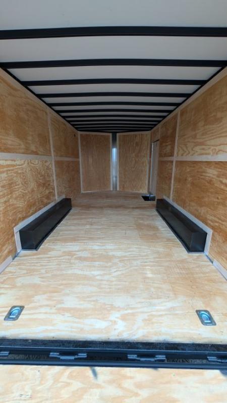 New 2026 Homesteader 8.5x16 Intrepid V-Nose Car Hauler w/ Ramp