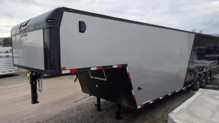 New 2026 Homesteader 8.5x38 (29+8) Gooseneck Car Hauler w/ Ramp