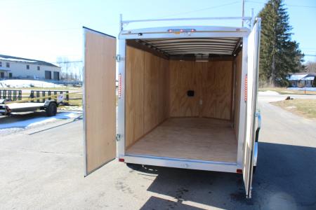 New 2026 NEO Trailers NAV 6' x 12' Aluminum Enclosed Cargo Trailer - Double Rear Doors - 6' Interior Height - 7000# GVW
