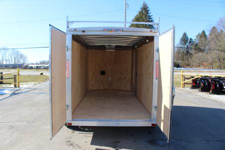 New 2026 NEO Trailers NAV 6' x 12' Aluminum Enclosed Cargo Trailer - Double Rear Doors - 6' Interior Height - 7000# GVW