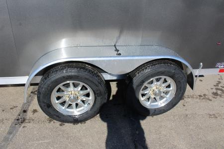 New 2026 NEO Trailers NAV 6' x 12' Aluminum Enclosed Cargo Trailer - Double Rear Doors - 6' Interior Height - 7000# GVW