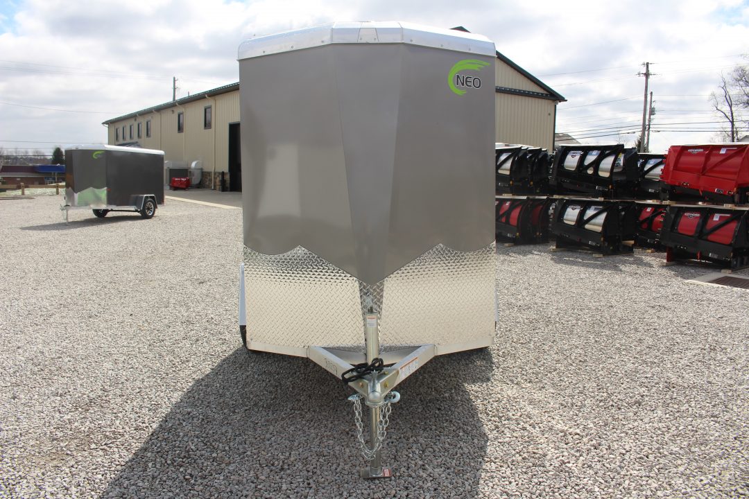 New 2026 NEO Trailers NAV 5' x 8' Aluminum Enclosed Cargo Trailer - Double Rear Door - 6' INTERIOR HEIGHT - 2500# GVW