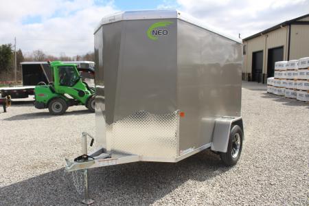 New 2026 NEO Trailers NAV 5' x 8' Aluminum Enclosed Cargo Trailer - Double Rear Door - 6' INTERIOR HEIGHT - 2500# GVW