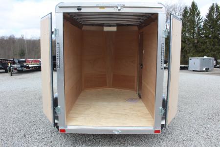 New 2026 NEO Trailers NAV 5' x 8' Aluminum Enclosed Cargo Trailer - Double Rear Door - 6' INTERIOR HEIGHT - 2500# GVW