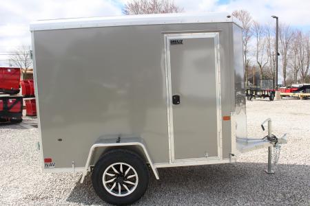 New 2026 NEO Trailers NAV 5' x 8' Aluminum Enclosed Cargo Trailer - Double Rear Door - 6' INTERIOR HEIGHT - 2500# GVW