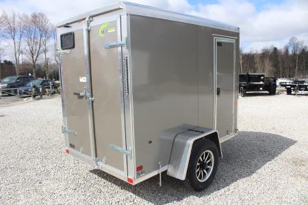 New 2026 NEO Trailers NAV 5' x 8' Aluminum Enclosed Cargo Trailer - Double Rear Door - 6' INTERIOR HEIGHT - 2500# GVW