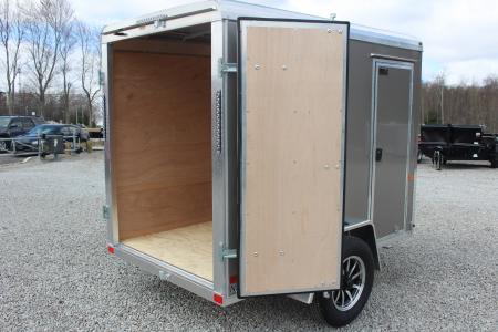 New 2026 NEO Trailers NAV 5' x 8' Aluminum Enclosed Cargo Trailer - Double Rear Door - 6' INTERIOR HEIGHT - 2500# GVW