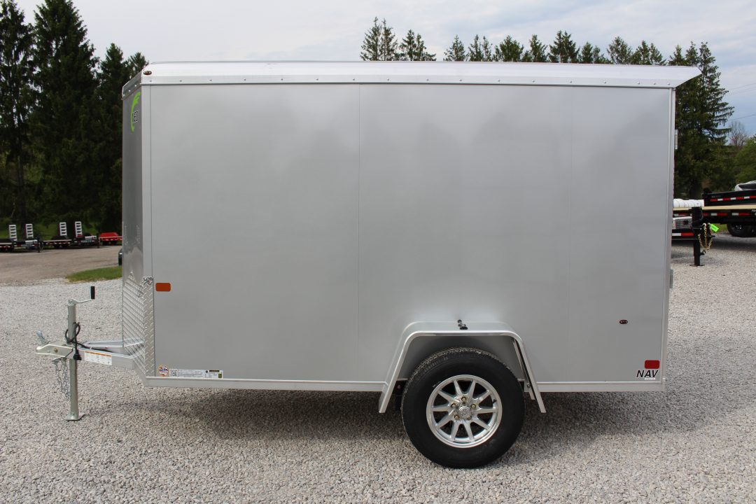 New 2026 NEO Trailers NAV 5' x 10' Aluminum Enclosed Cargo Trailer - Rear Ramp Door - 6' INTERIOR HEIGHT - 2500# GVWR