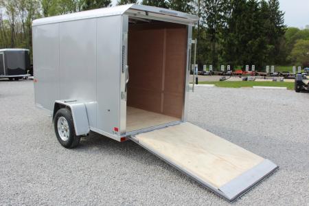New 2026 NEO Trailers NAV 5' x 10' Aluminum Enclosed Cargo Trailer - Rear Ramp Door - 6' INTERIOR HEIGHT - 2500# GVWR