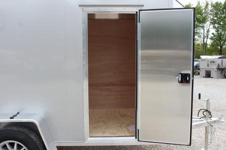 New 2026 NEO Trailers NAV 5' x 10' Aluminum Enclosed Cargo Trailer - Rear Ramp Door - 6' INTERIOR HEIGHT - 2500# GVWR