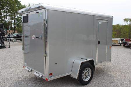 New 2026 NEO Trailers NAV 5' x 10' Aluminum Enclosed Cargo Trailer - Rear Ramp Door - 6' INTERIOR HEIGHT - 2500# GVWR