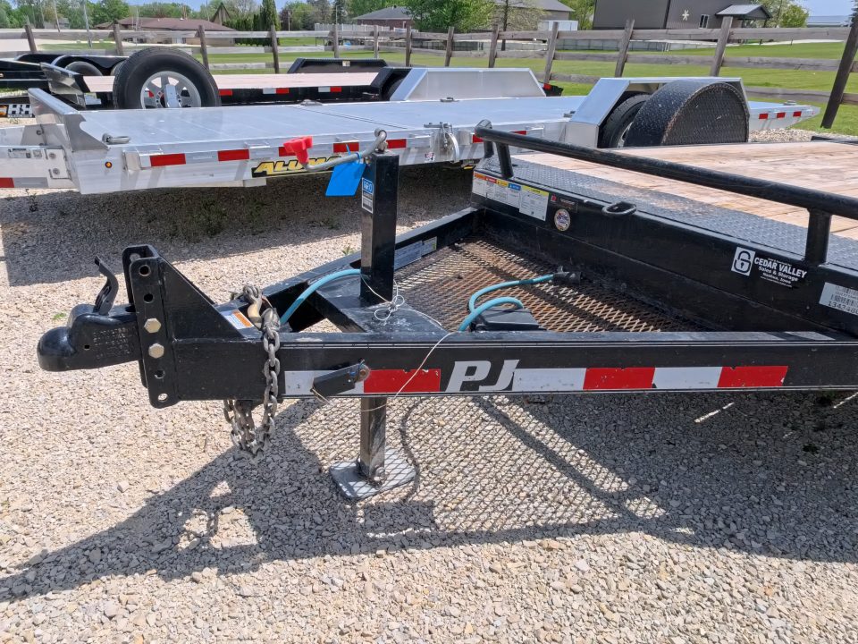 Used 2021 PJ Trailers 81 x 13 Gravity Tilt Trailer with 7K GVWR