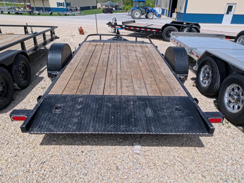 Used 2021 PJ Trailers 81 x 13 Gravity Tilt Trailer with 7K GVWR
