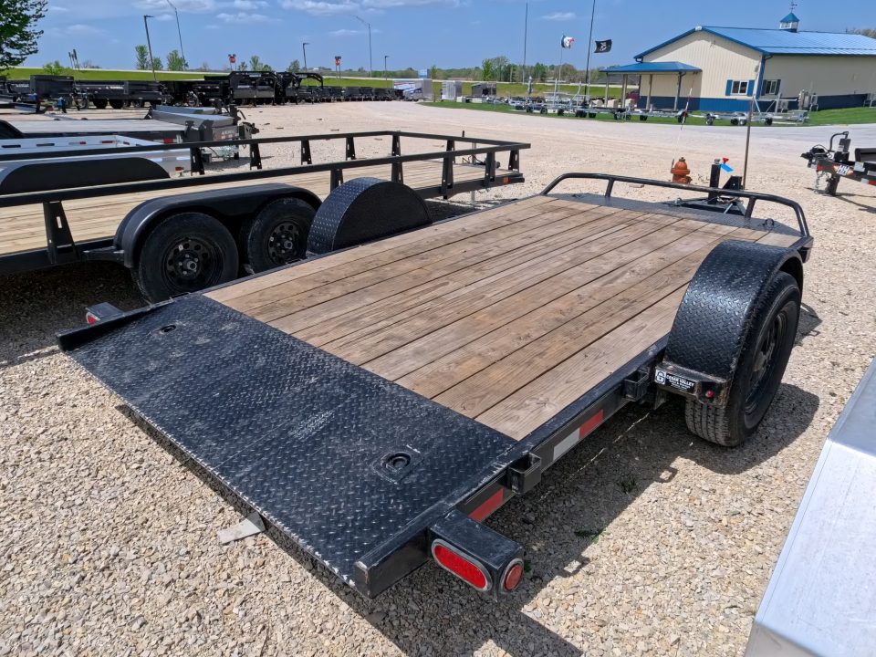 Used 2021 PJ Trailers 81 x 13 Gravity Tilt Trailer with 7K GVWR