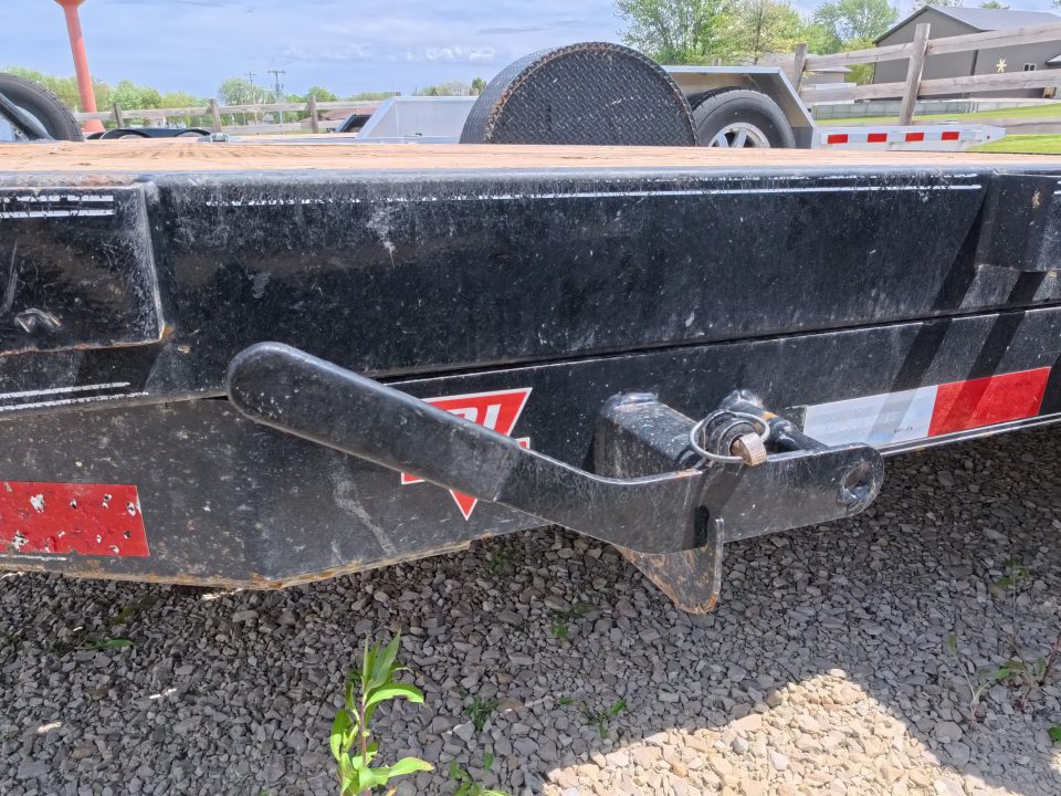 Used 2021 PJ Trailers 81 x 13 Gravity Tilt Trailer with 7K GVWR