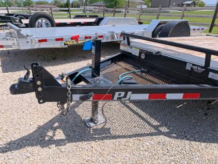 Used 2021 PJ Trailers 81 x 13 Gravity Tilt Trailer with 7K GVWR