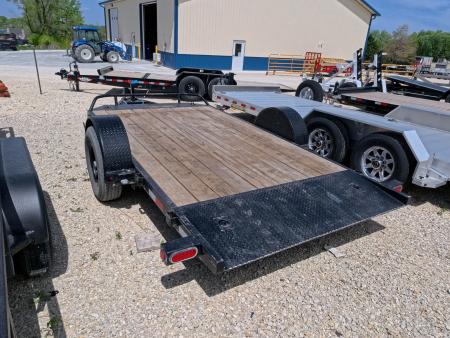 Used 2021 PJ Trailers 81 x 13 Gravity Tilt Trailer with 7K GVWR