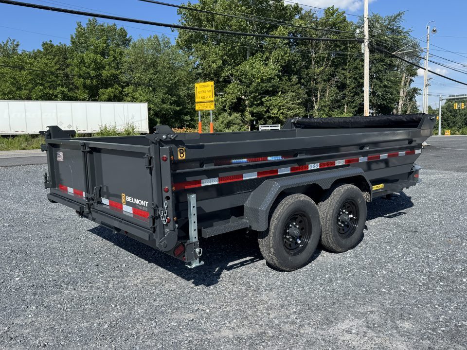 New 2026 Belmont DLX8214-14K Telescopic Dump Trailer Power Jack