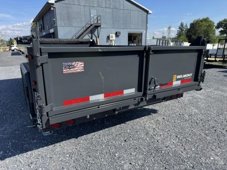 New 2026 Belmont DLX8214-14K Telescopic Dump Trailer Power Jack