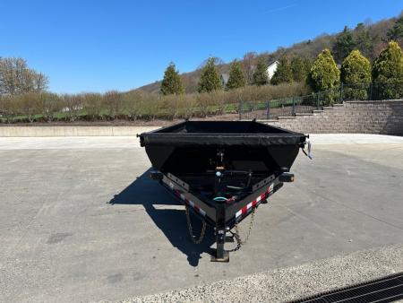 New PJ Trailers DT1 16' Low Pro Telescopic Dump