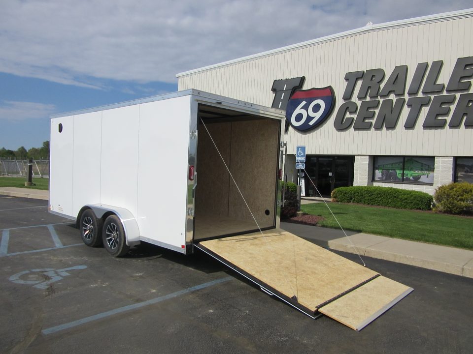 New 2026 Sure-Trac 7 x 16 STW8416TA Cargo / Enclosed Trailer 7K