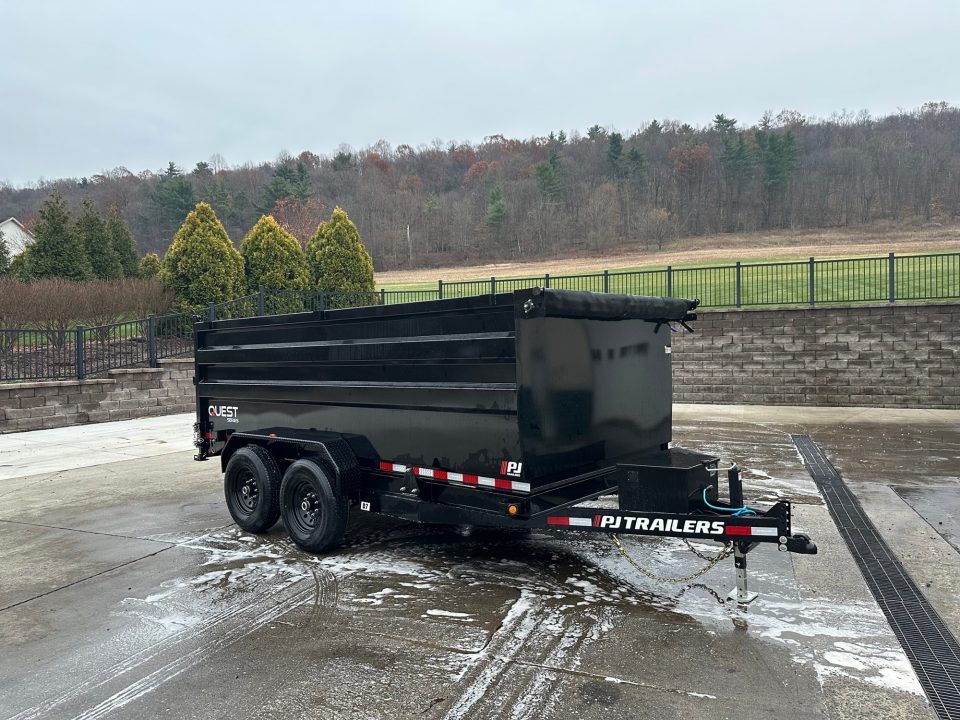 New PJ Trailers 14' Dump (D7) - 48" Sides - QUEST Series