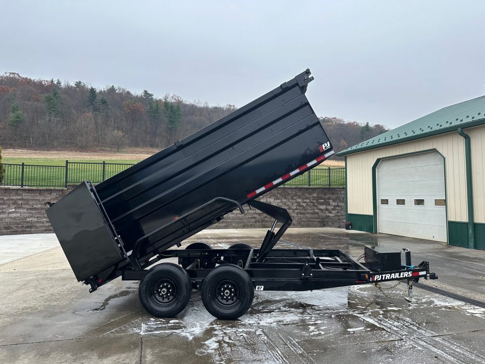 New PJ Trailers 14' Dump (D7) - 48" Sides - QUEST Series
