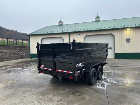New PJ Trailers 14' Dump (D7) - 48" Sides - QUEST Series