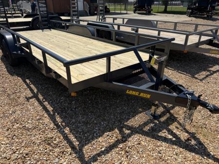 New 2026 Long Run Trailers 83"x 20' Pipetop 10k GVWR Utility Trailer