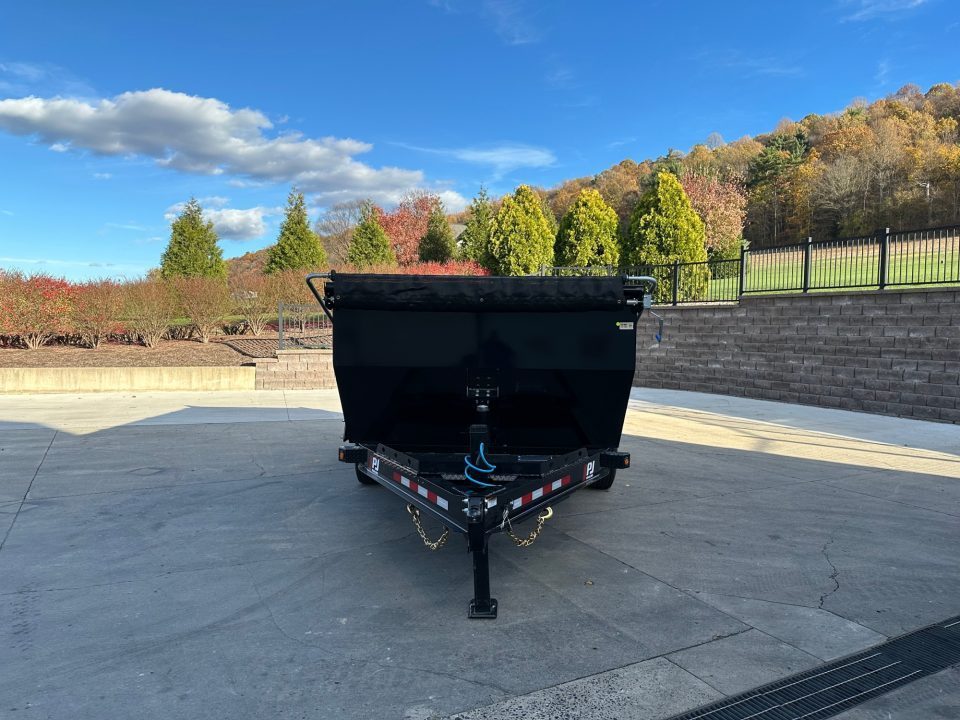 New PJ Trailers 14' Low-Pro Telescopic Dump (DT1) - 48" Sides - VOYAGER PACKAGE