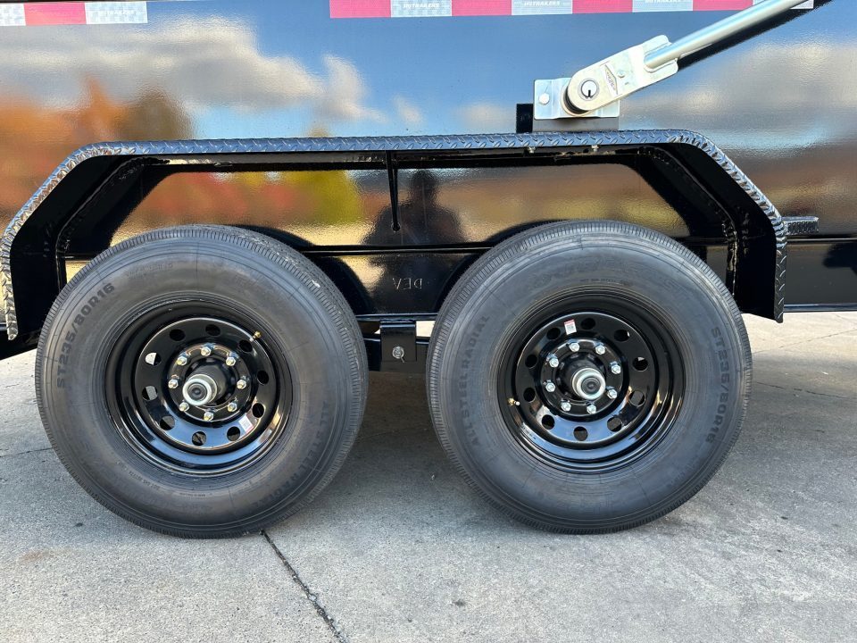 New PJ Trailers 14' Low-Pro Telescopic Dump (DT1) - 48" Sides - VOYAGER PACKAGE