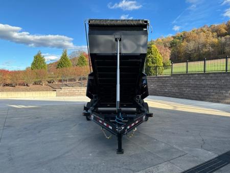 New PJ Trailers 14' Low-Pro Telescopic Dump (DT1) - 48" Sides - VOYAGER PACKAGE