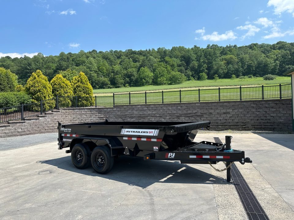 New PJ Trailers 14' Low-Pro Telescopic Dump (DT1)