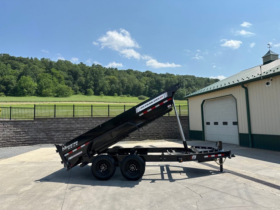 New PJ Trailers 14' Low-Pro Telescopic Dump (DT1)