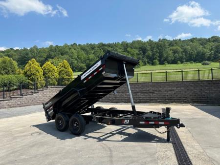 New PJ Trailers 14' Low-Pro Telescopic Dump (DT1)